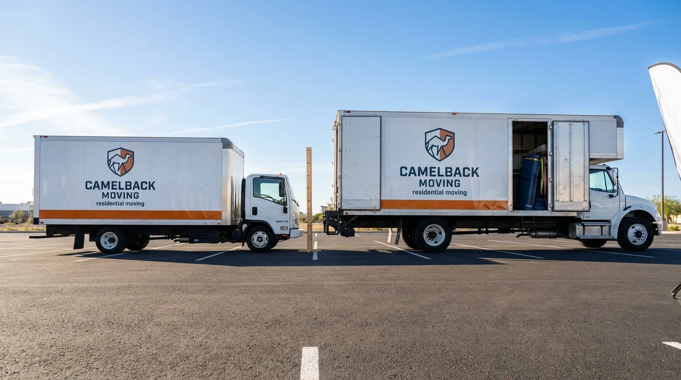Moving truck size capacity guide in Westminster